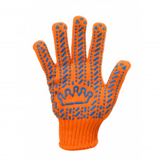 Рукавиці в'язані  із  ПВХ точкою 